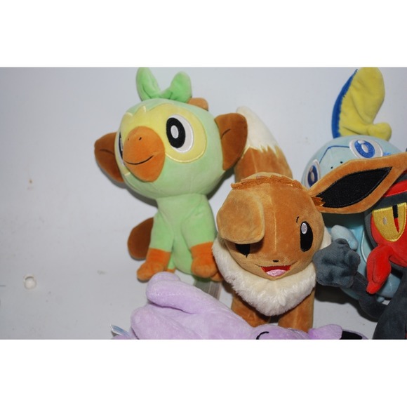 Pokémon Plush Lot – Eevee Evolutions (7 Plush) – Used – Wear on Blue Plush - Picture 2 of 5